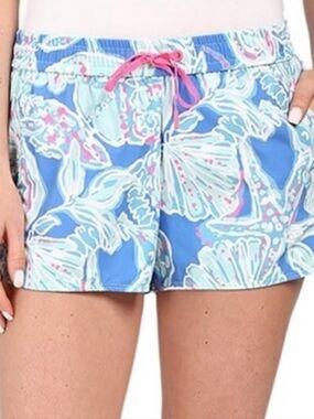 Lilly Pulitzer Luxletic Shorts Into The Deep